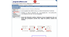 Desktop Screenshot of program-afiliere.com