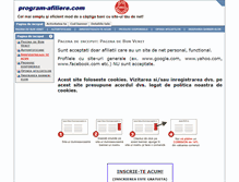 Tablet Screenshot of program-afiliere.com